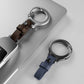 Portable Zinc Alloy Car Keychain with Strap