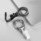 Portable Zinc Alloy Car Keychain with Strap