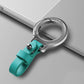 Portable Zinc Alloy Car Keychain with Strap