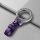 Portable Zinc Alloy Car Keychain with Strap