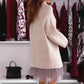 🌸Spring Specials💗 Women’s Semi Turtleneck Loose Sweatshirt and Sleeveless Mini Gauze Dress Set