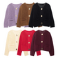 🔥Limited Time 55% Off 🔥Women's Fashion Cut-Out Knitted Cardigan