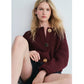 🔥Limited Time 55% Off 🔥Women's Fashion Cut-Out Knitted Cardigan