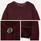 🔥Limited Time 55% Off 🔥Women's Fashion Cut-Out Knitted Cardigan