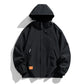 Men's Casual Warm Zip-Up Hooded Jacket