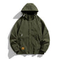 Men's Casual Warm Zip-Up Hooded Jacket