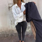 💕Women's Solid Long Sleeve Button Down Shirt