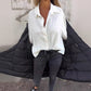 💕Women's Solid Long Sleeve Button Down Shirt