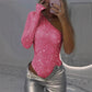 🔥2025 NEW SALES - 50% OFF🔥Women's One Shoulder Sequin Bodysuit