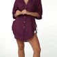 🎉Happy New Year! 50% OFF 🛍️Women's Loose Fit Tie Asymmetrical Shirt