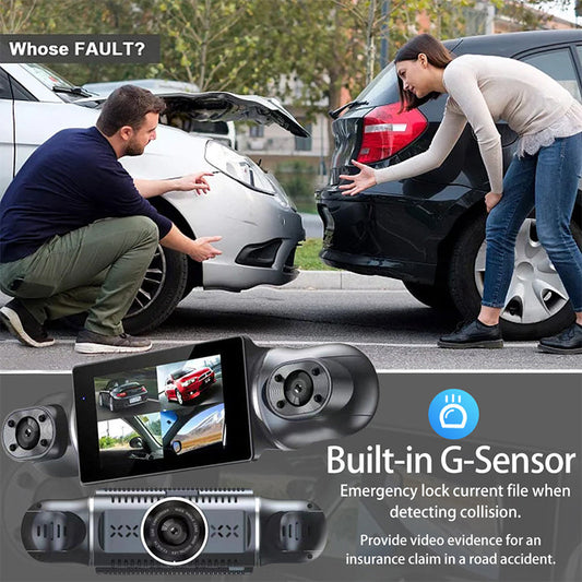 ✨Driving Security✨4-Channel 1080P Car Recorder