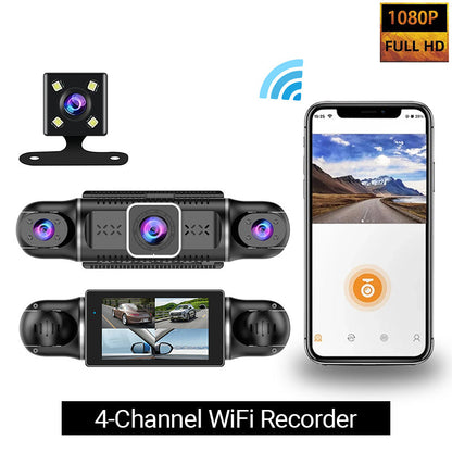 ✨Driving Security✨4-Channel 1080P Car Recorder