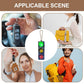 Mini LED traffic light keychain