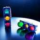 Mini LED traffic light keychain