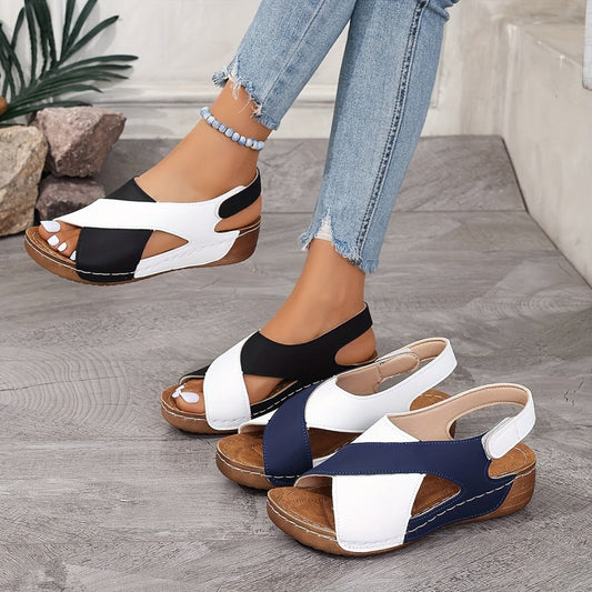 🔥Last Day Promotion 44% OFF - Women's Ultra Comfortable Slope Heel Orthopaedic Sandals