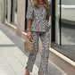Women’s Leopard Print 2-Piece Outfit