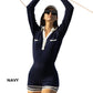 🌸Spring Specials💐 Fashion Long Sleeve Knit V-Neck Short Jumpsuit
