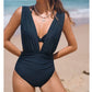 🏖️ Women's Tie Solid Color Swimsuit 2-PCS Set