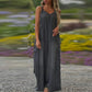 🔥Early Summer New✨Women's Loose Wide-Leg Jumpsuit with Pockets