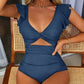 🎁LIMITED HOT SALE - 65% OFF👗Sexy Ruffled One-piece Swimsuit