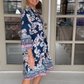 Women's Casual V-Neck Floral Print Dress