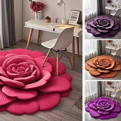 🔥Hot Sale 50% OFF💕Floral Plush & Diatomaceous Earth Floor Mat