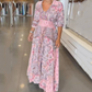 Seasonal bestseller with 50% off 🔥 Elegant long floral dress for women