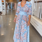Seasonal bestseller with 50% off 🔥 Elegant long floral dress for women