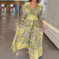 Seasonal bestseller with 50% off 🔥 Elegant long floral dress for women
