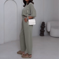 Relaxed Fit Two Piece Casual Set
