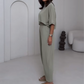 Relaxed Fit Two Piece Casual Set