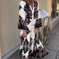 ⏰Limited-time offer 50% OFF⌛🌸Women's Elegant Printed Loose Flowy Dresses