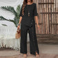 ✨Women's Irregular Hem Top & Wide Leg Pants Two - Piece Set