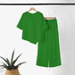 ✨Women's Irregular Hem Top & Wide Leg Pants Two - Piece Set