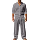 🍃Men's Casual Breathable Shirt and Pants Set