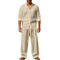 🍃Men's Casual Breathable Shirt and Pants Set