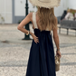 Women's Halter Neck Sleeveless Maxi Dress