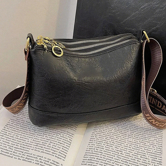 Vintage Large Capacity Crossbody Bag