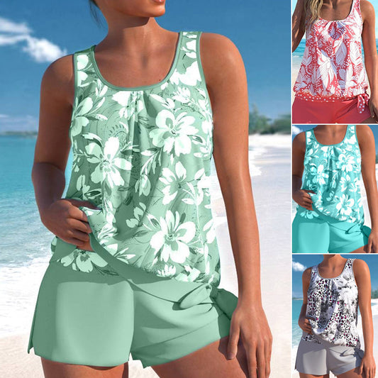 Women's Printed Tankini Swimsuit