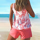 Women's Printed Tankini Swimsuit