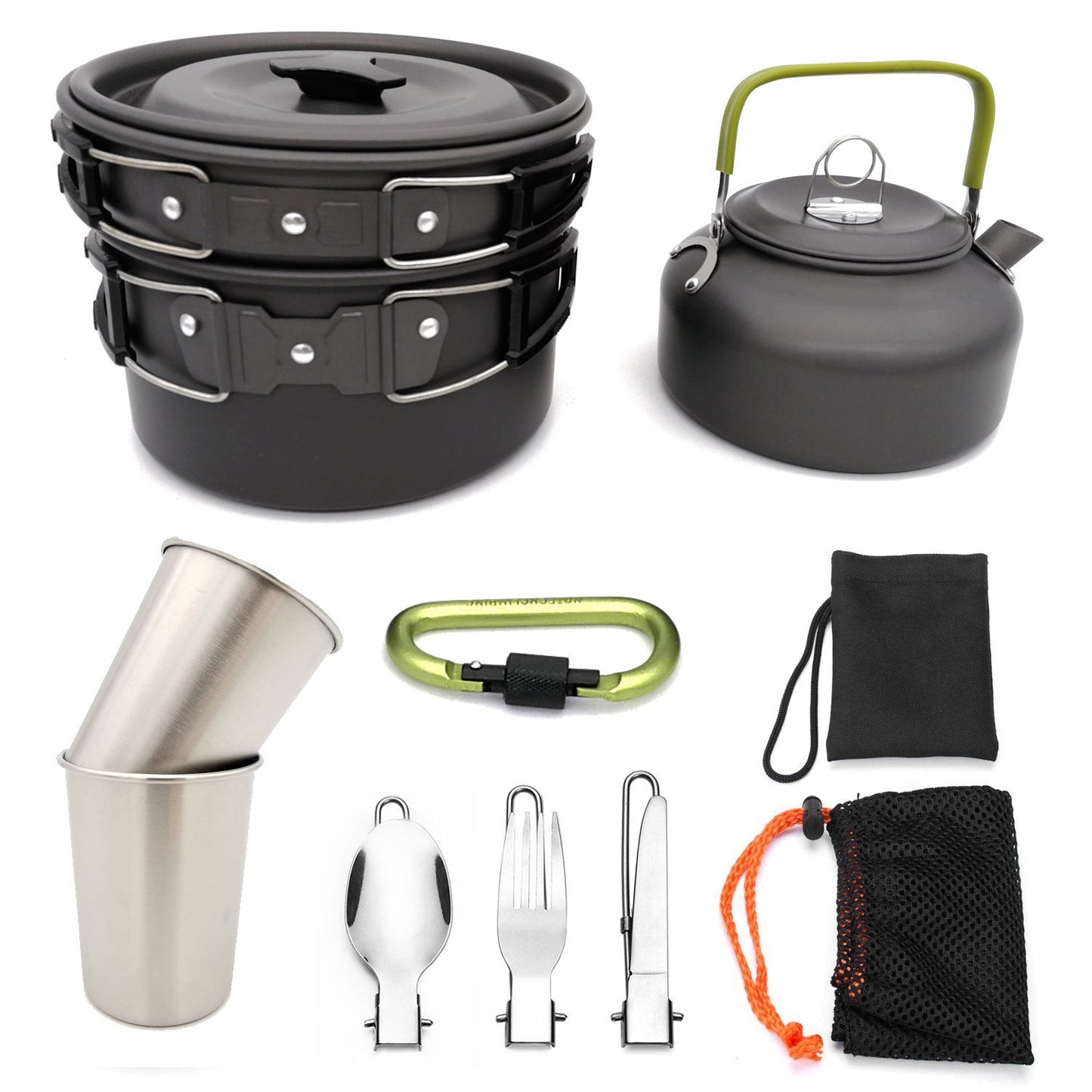 🔥Outdoor Essentials🔥Aluminum Outdoor Camping Cookware Set