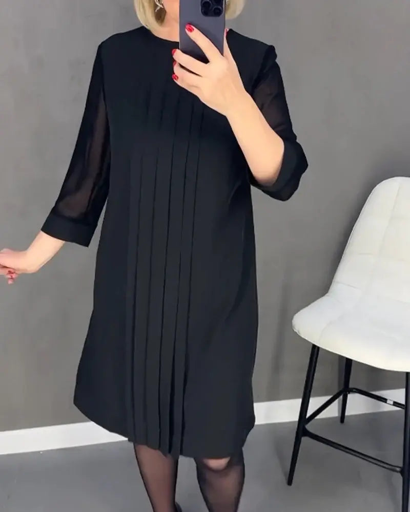 🎉Buy 2 Free Shipping🔥 – Mid Sleeve Straight Dress