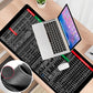 🔥Christmas Special 49% OFF🎅 Extra Large Shortcut Key Anti-Slip Edge Locking Keyboard Mouse Pad