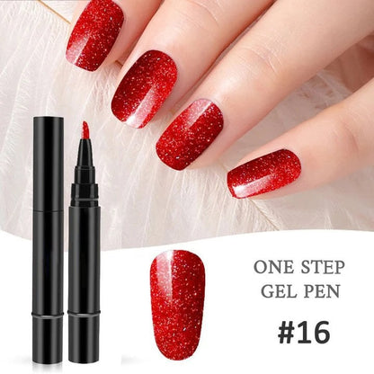 🎅Christmas Sale 49% OFF🔥One Step Nail Gel Pen🎁Buy 2 PCS Or More Get Free Shipping