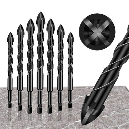 🎊Christmas Pre-sale - 51%&53% Off🎊4-edge Cross Drill Bit Set 7pcs