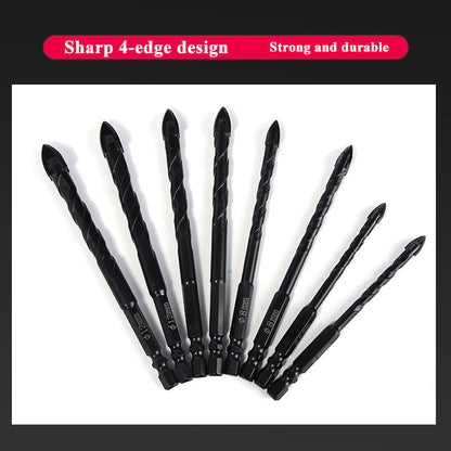 🎊Christmas Pre-sale - 51%&53% Off🎊4-edge Cross Drill Bit Set 7pcs