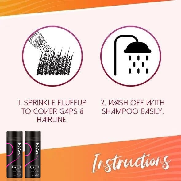 🔥 BIG SALE -49% OFF🔥 - Fluffup secret hair fiber powder-Effective hair supplement