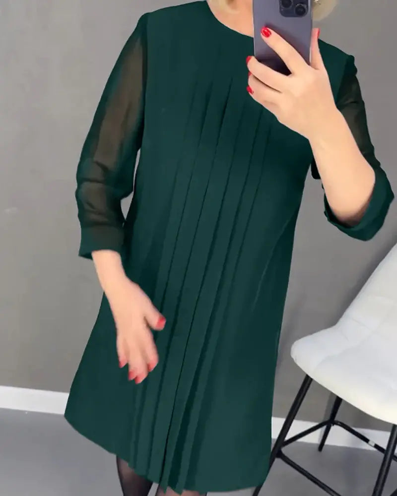 🎉Buy 2 Free Shipping🔥 – Mid Sleeve Straight Dress