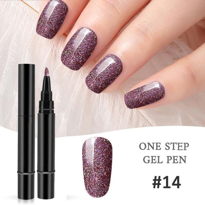 🎅Christmas Sale 49% OFF🔥One Step Nail Gel Pen🎁Buy 2 PCS Or More Get Free Shipping