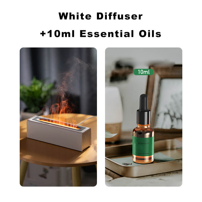 🎅 Nice gift 🎁 Colorful Flame Aromatherapy Diffuser